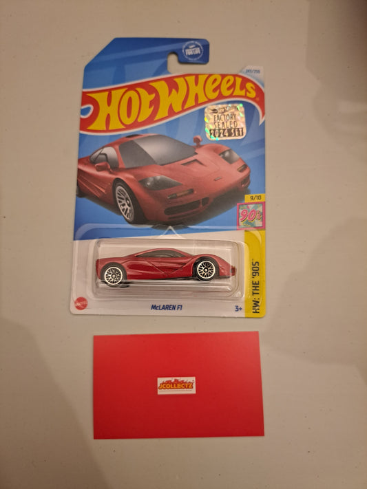 Hot Wheels Mclaren F1 *Factory Sealed*