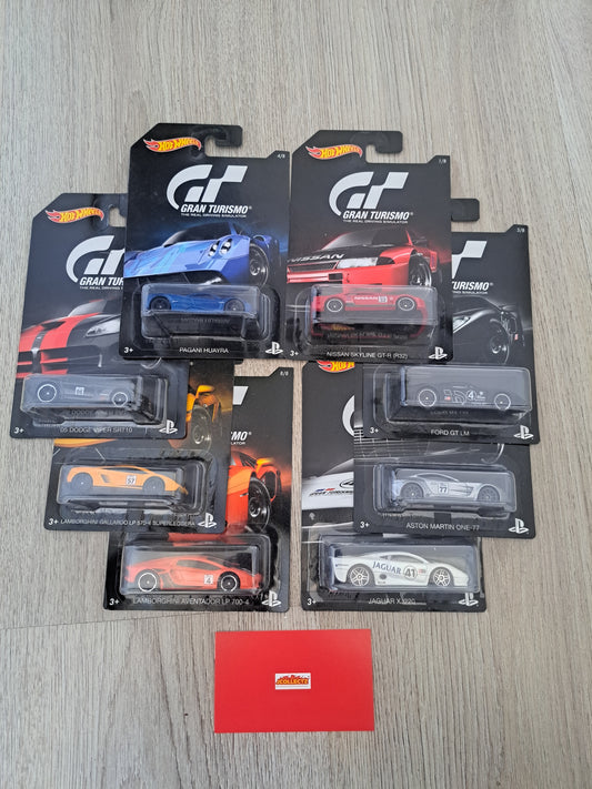 Hot Wheels Gran Turismo Set of 8