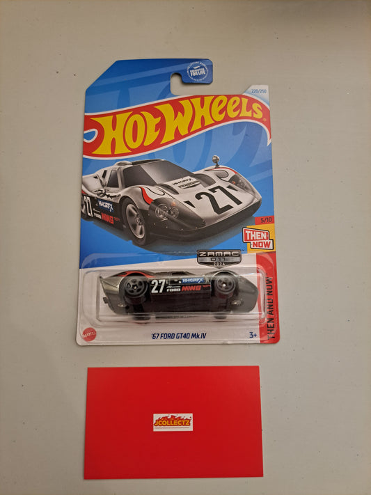 Hot Wheels 67 Ford Gt40 Mk IV *Zamac Exclusive*