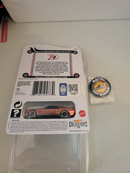 Hot Wheels Rlc 70 Ford Mustang 302 boss