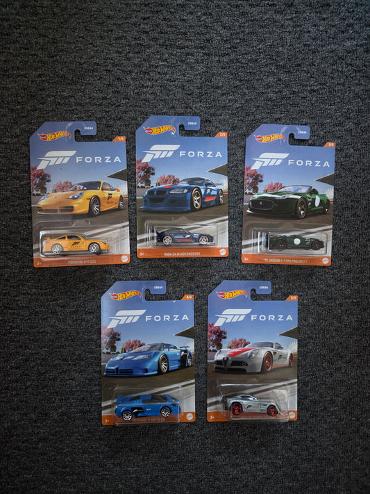 Hot wheels forza set of 5