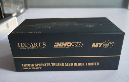 Inno 64 Toyota Sprinter Trueno  Ae86 Malaysia Event Model Special Edition Black limited