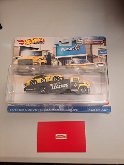 Hot Wheels Team Transport  Legends Tour Exclusive Custom Corvette Stingray