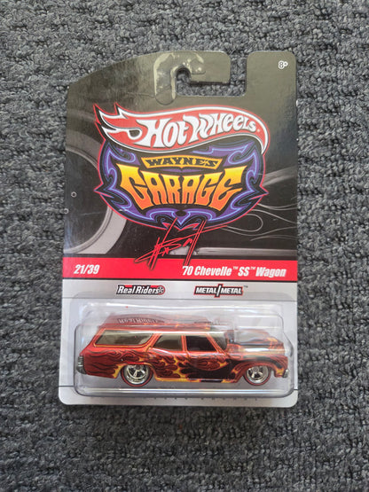 Hot wheels phils garage 70 chevelle ss wagon premium real rider