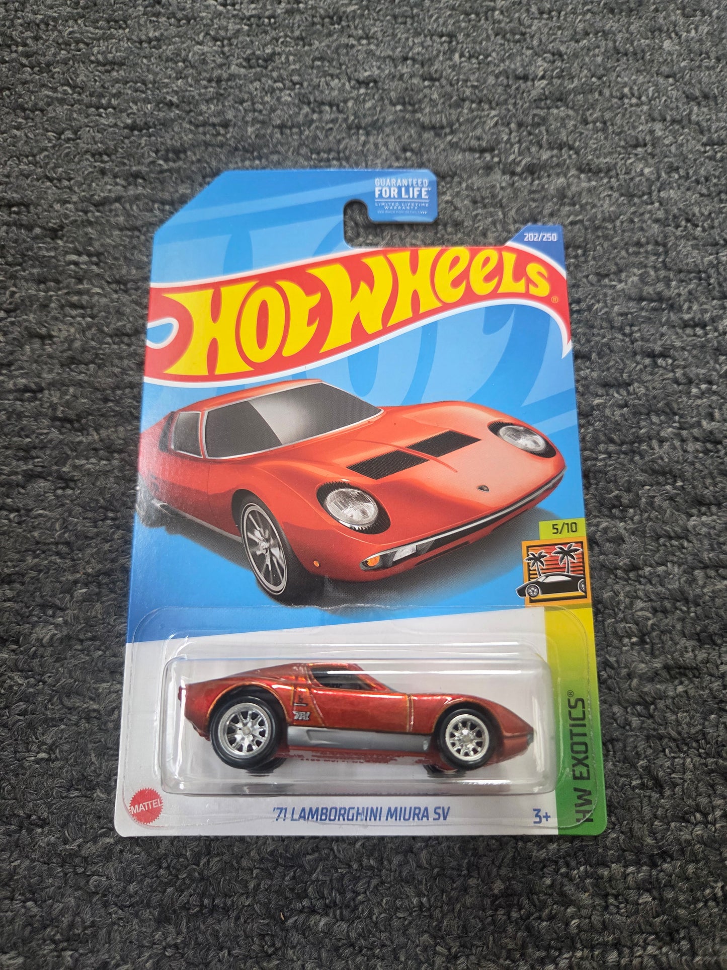 Hot Wheels Super Treasure Hunt  71 Lamborghini  Miura Sv