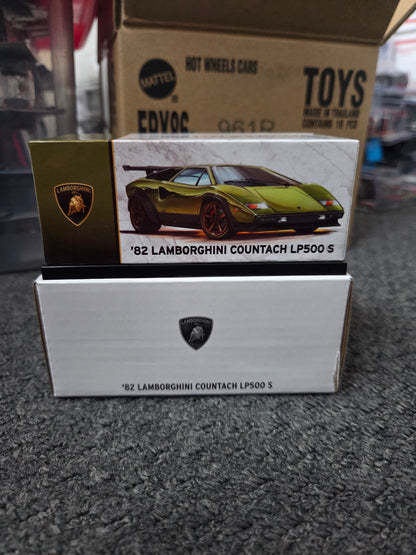 Hot Wheels Rlc Exclusive 82 Lamborghini Countach Lp500 S Green