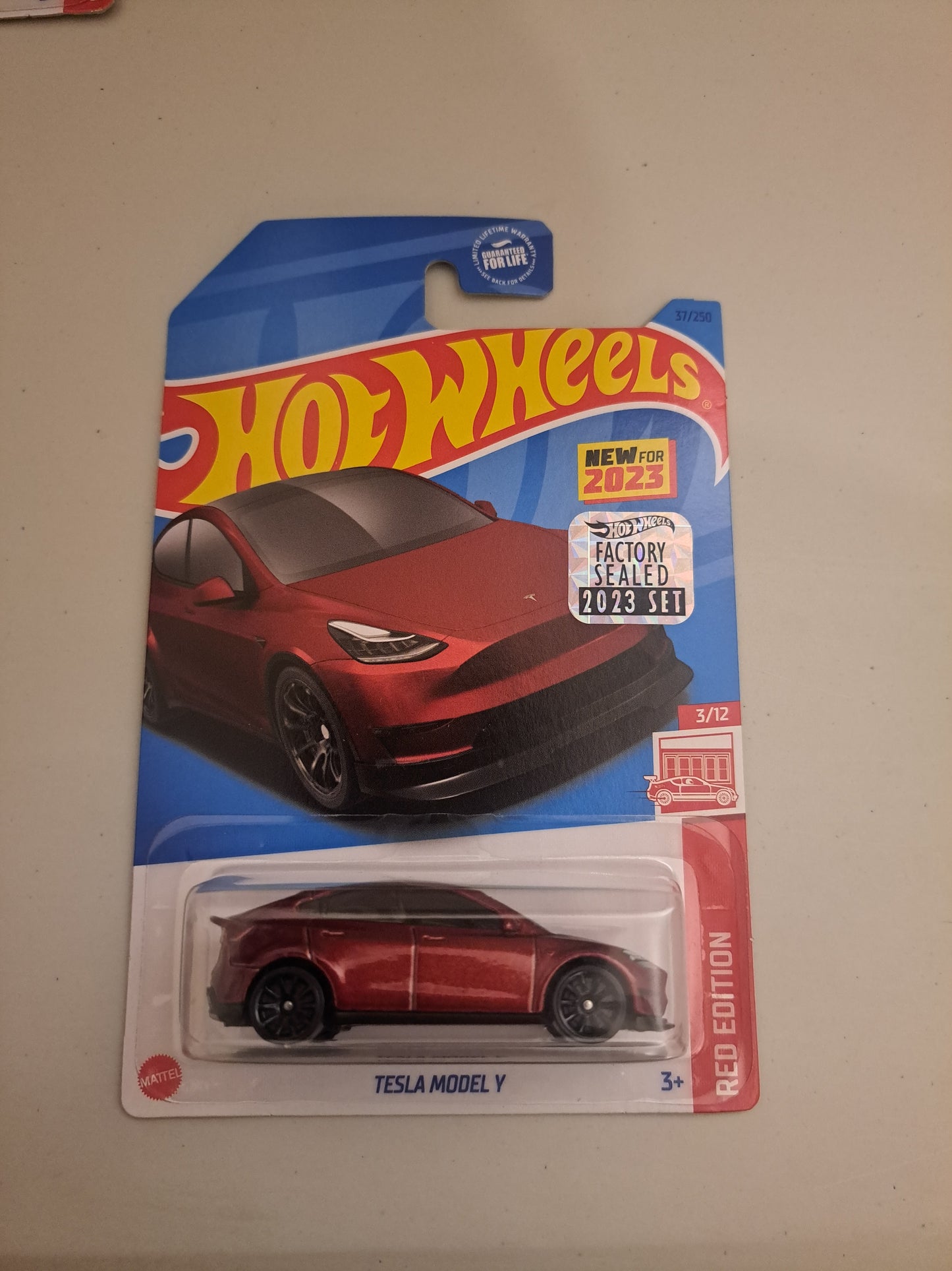 Hot Wheels Tesla Model Y Red Edition *Factory Sealed*