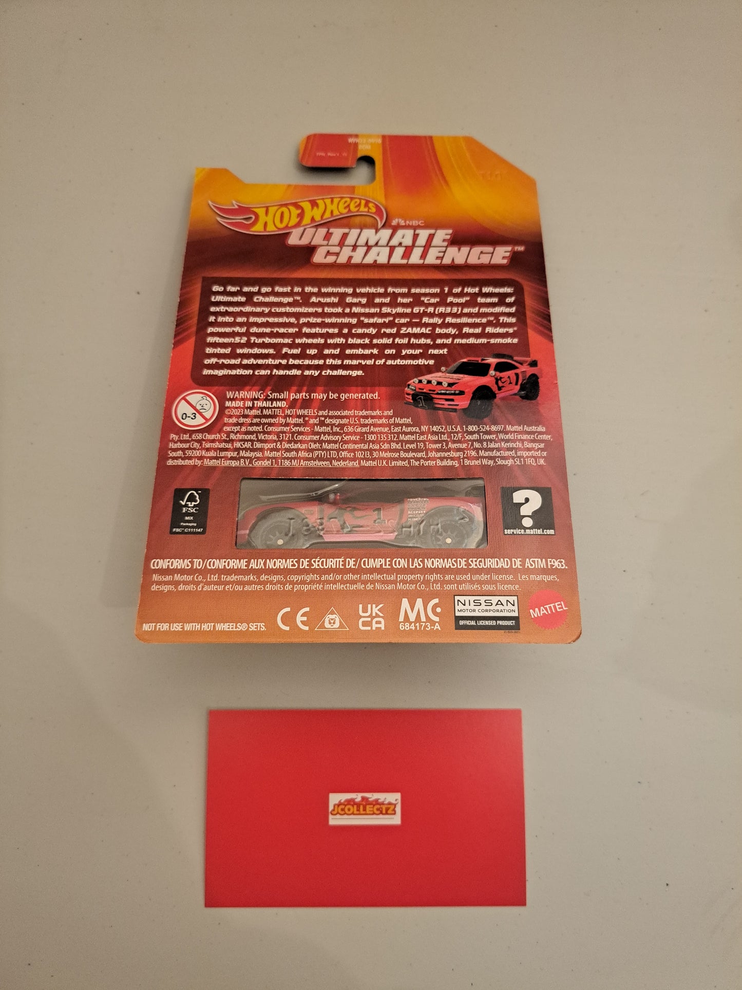 Hot Wheels Últimate Challenge Nissan Skyline R33