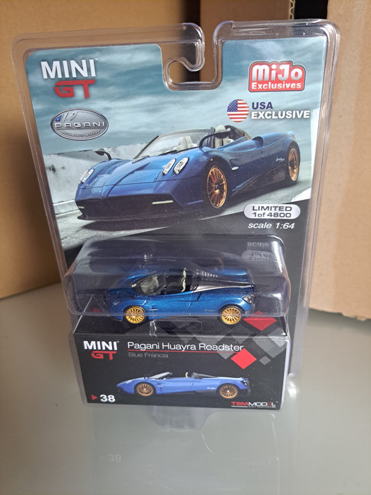 Mini Gt Pagani Huayra Roadster *Blister Card * 1 of 4800