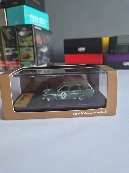Ignition model Resin Nissan Datsun Bluebird 510 Green