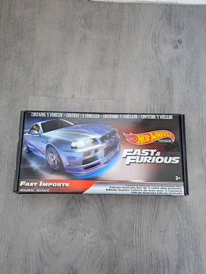 Hot Wheels Fast & Furious Fast Imports Boxset of 5