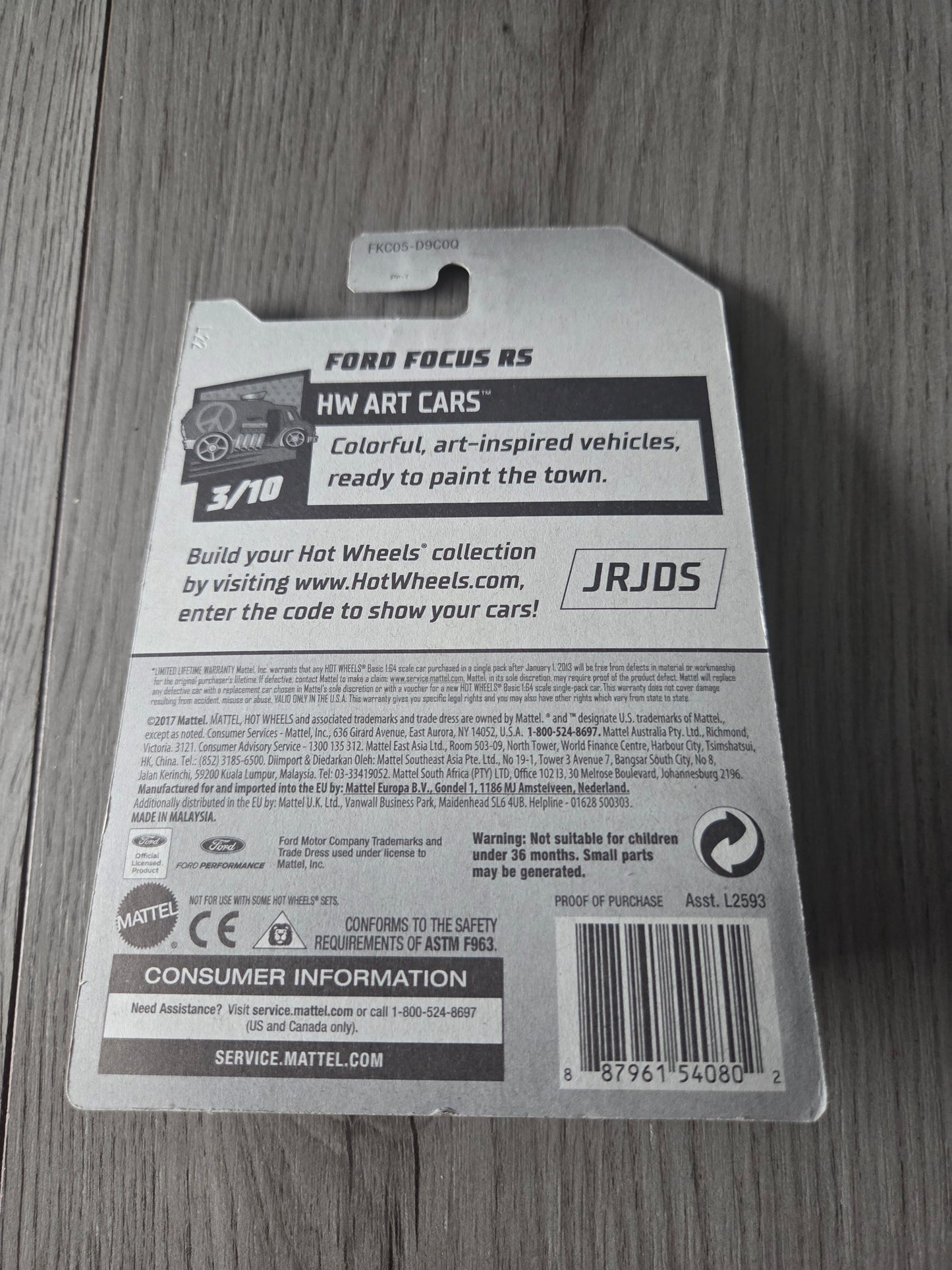 Hot wheels ford focus kmart exclusive