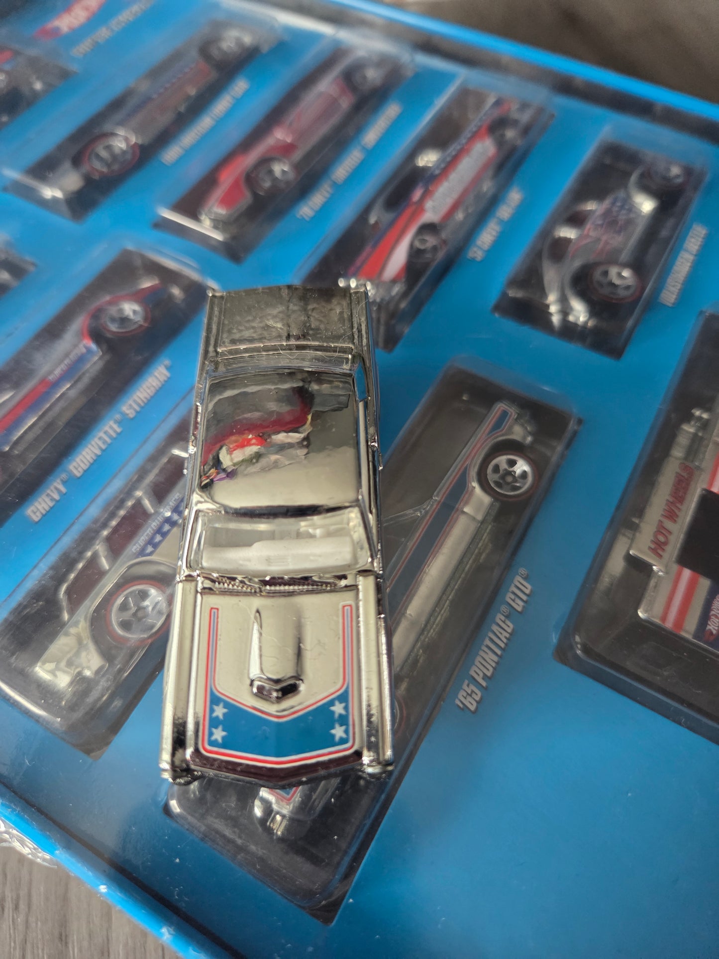 Hot wheels super chrome 65 Pontiac Gto *Loose*