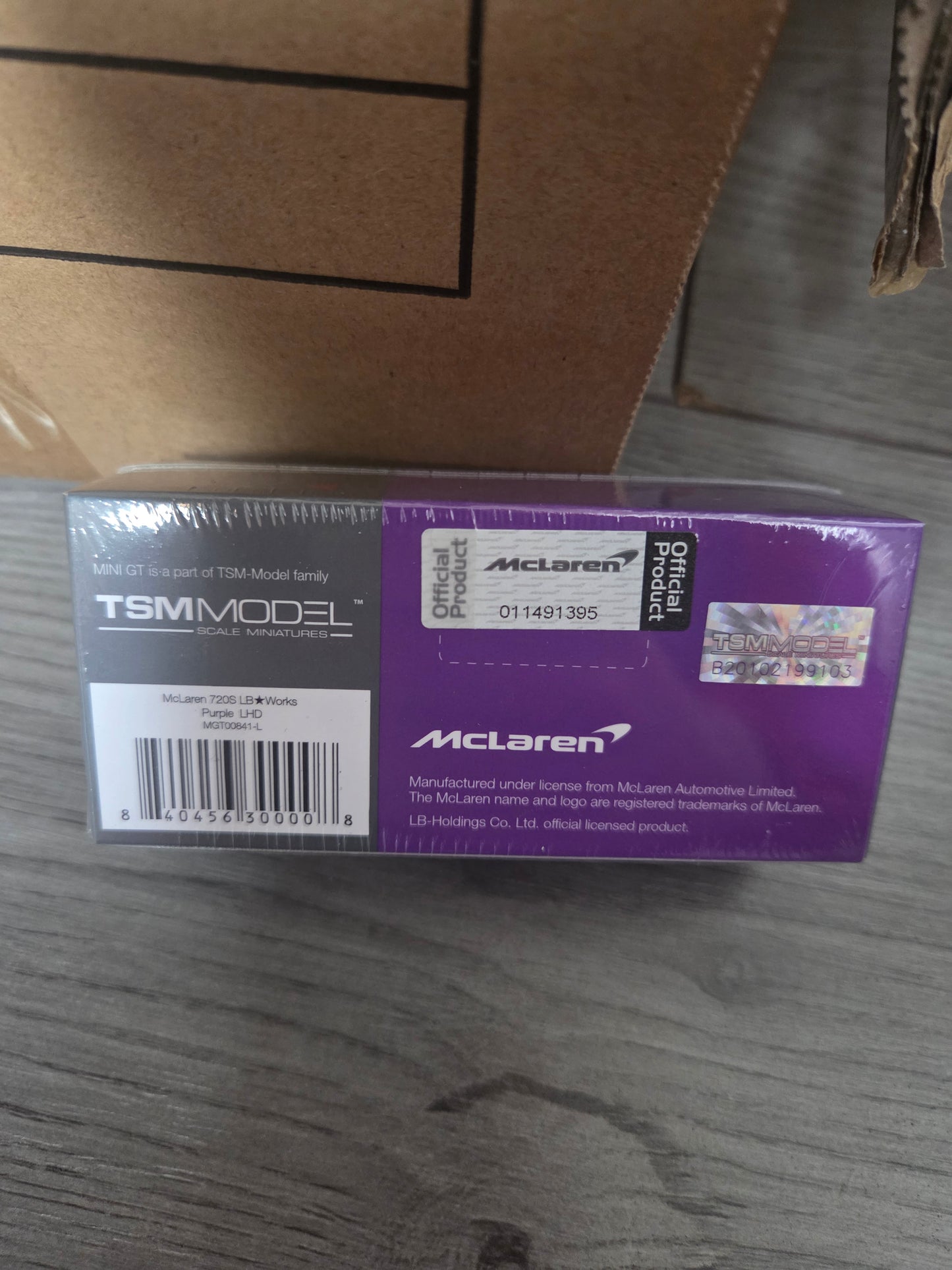 Mini Gt Mclaren 720s Lb Works Purple #841