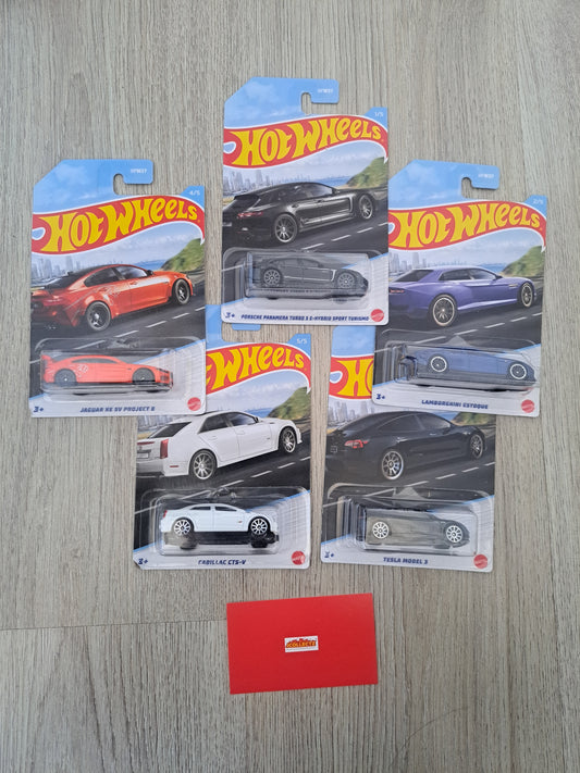 Hot Wheels Luxury Sedan set of 5