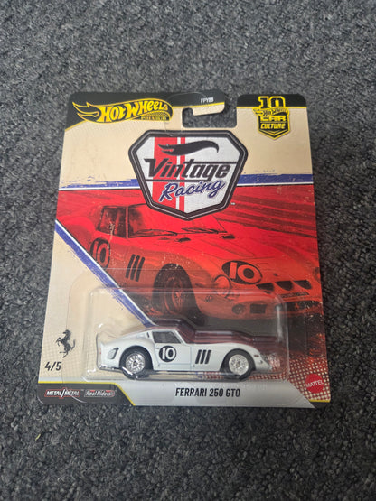 Hot Wheels Premium Vintage Racing Ferrari 250 Gto