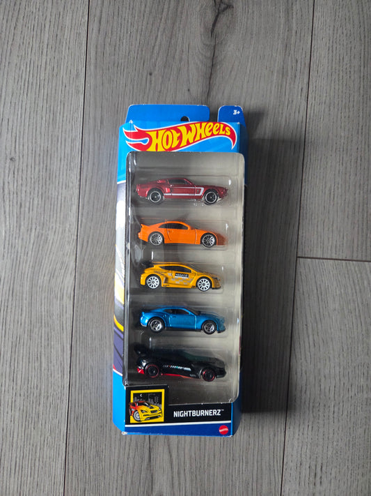 Hot Wheels Nightburner 5 Pack