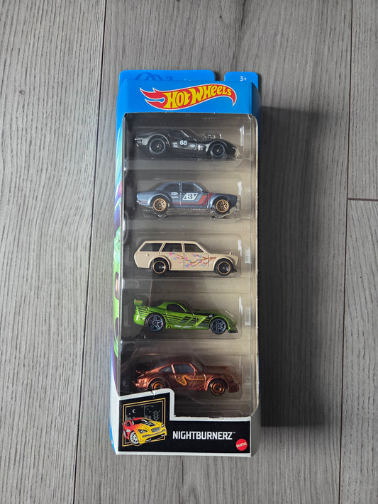 Hot Wheels Nightburnerz  5 pack