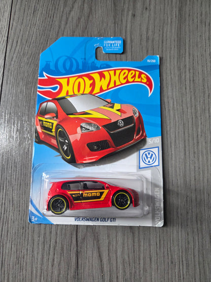 Hot Wheels Volkswagen Golf Gti Red