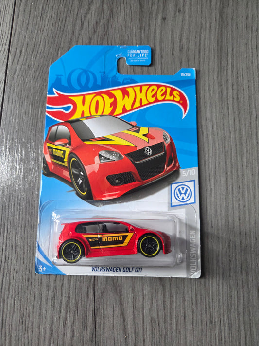 Hot Wheels Volkswagen Golf Gti Red