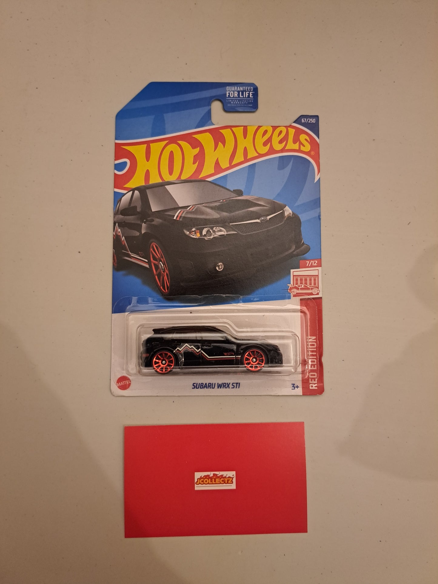 Hot Wheels Subaru Wrx Sti Red Edition