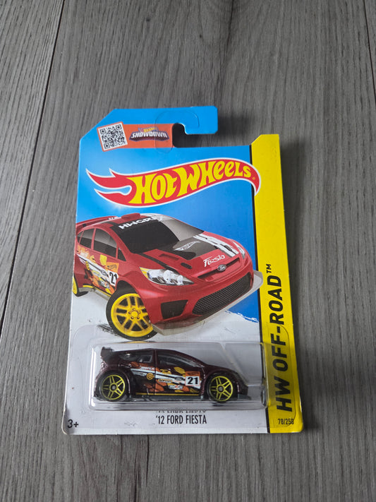 Hot wheels ford fiesta red