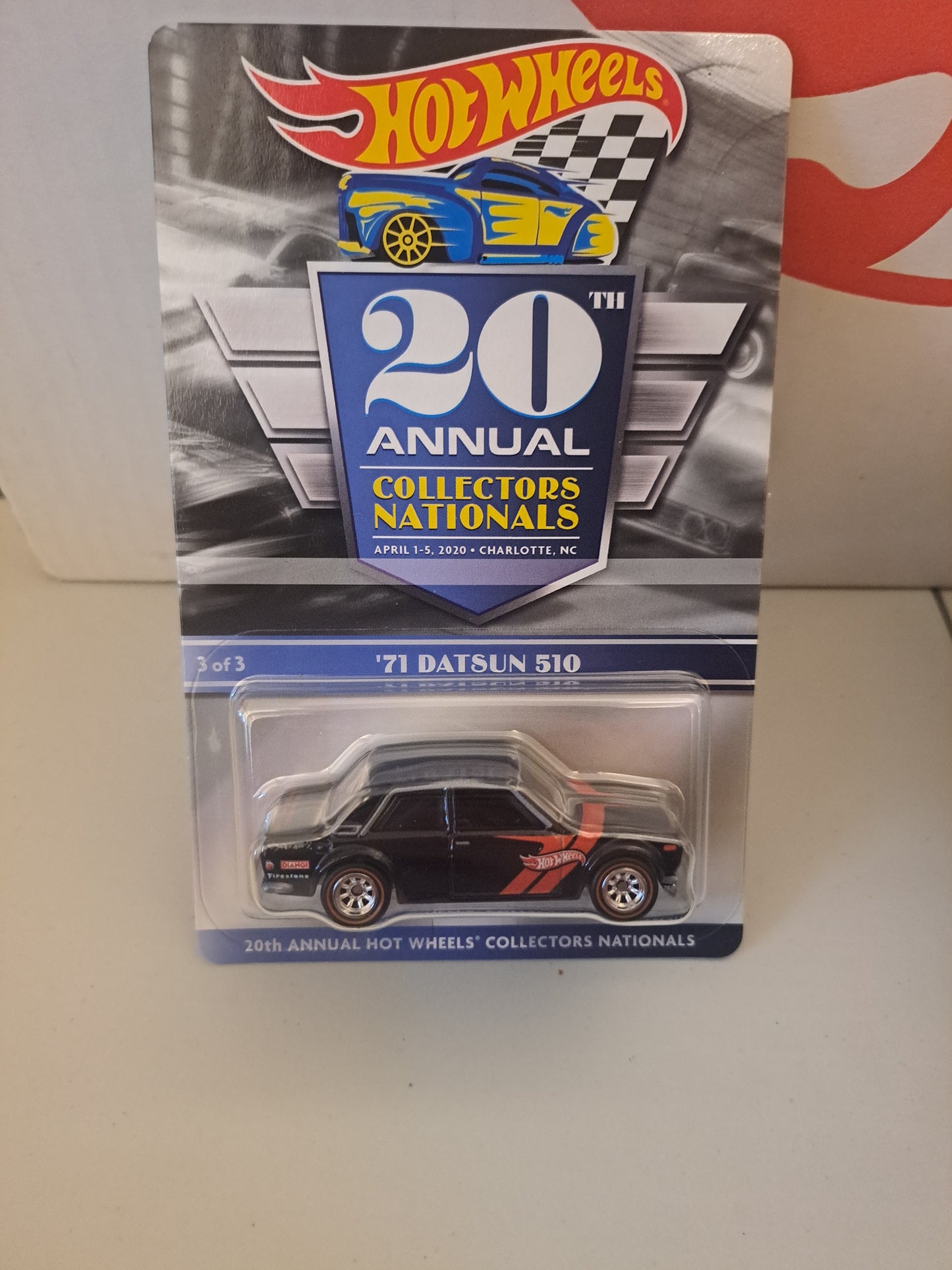 Hot Wheels 20th Collectors Nationals 71 Datsun 510