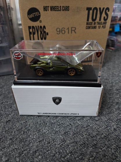 Hot Wheels Rlc Exclusive 82 Lamborghini Countach Lp500 S Green