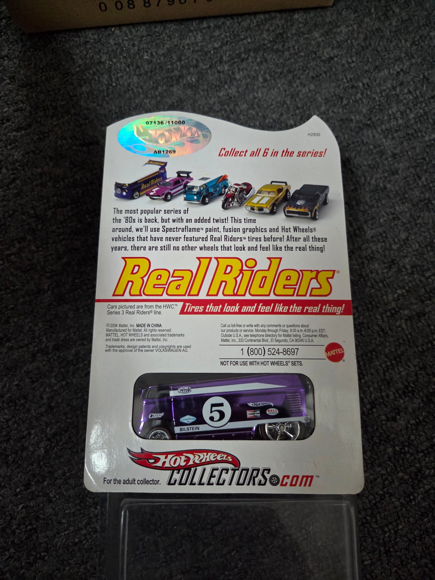 Hot Wheels Rlc Real Riders Series Vw Drag Bus