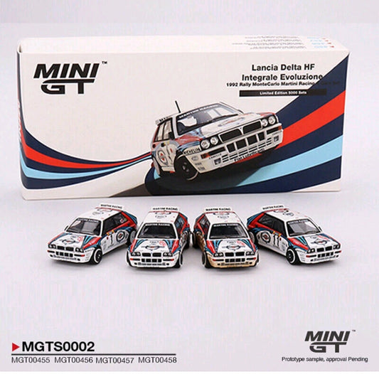 Mini gt boxset of 4 lancia delta sealed