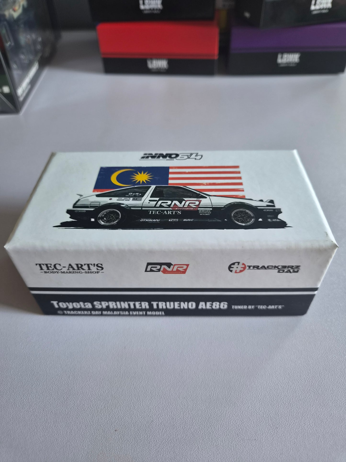 Inno 64 Toyota Sprinter Trueno Aero Ae86 Malaysia Event Model White