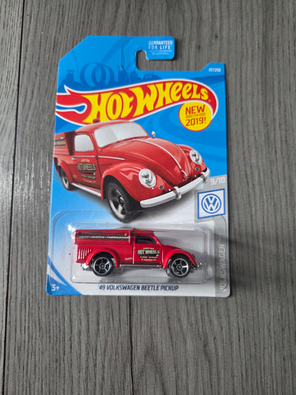 Hot Wheels 49 Volkswagen Beetle Pick up Red