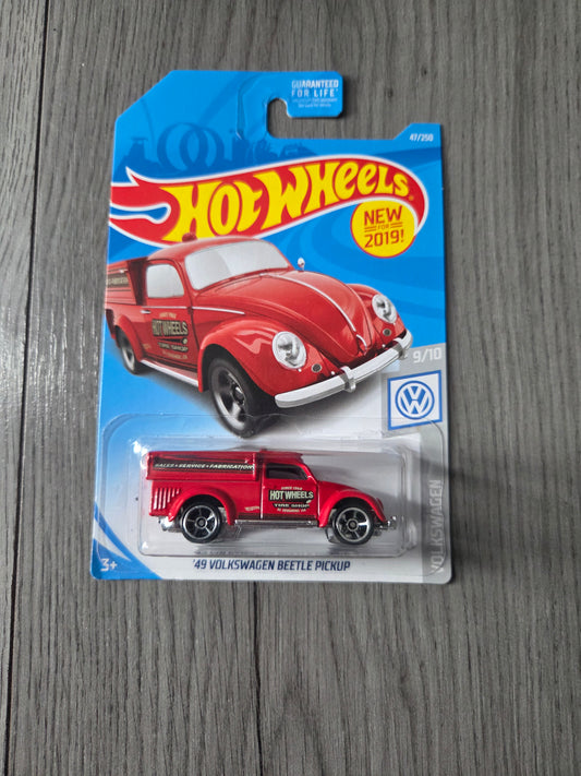 Hot Wheels 49 Volkswagen Beetle Pick up Red