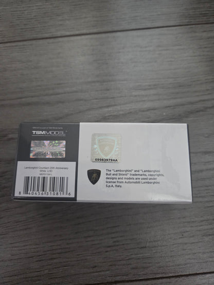 Mini Gt Lamborghini Countach 25th Anniversary White #1134