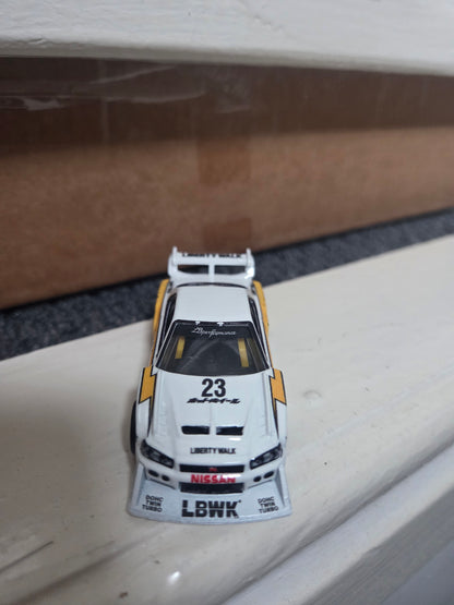 Hot wheels premium Lb-er34 super silhouette nissan skyline loose