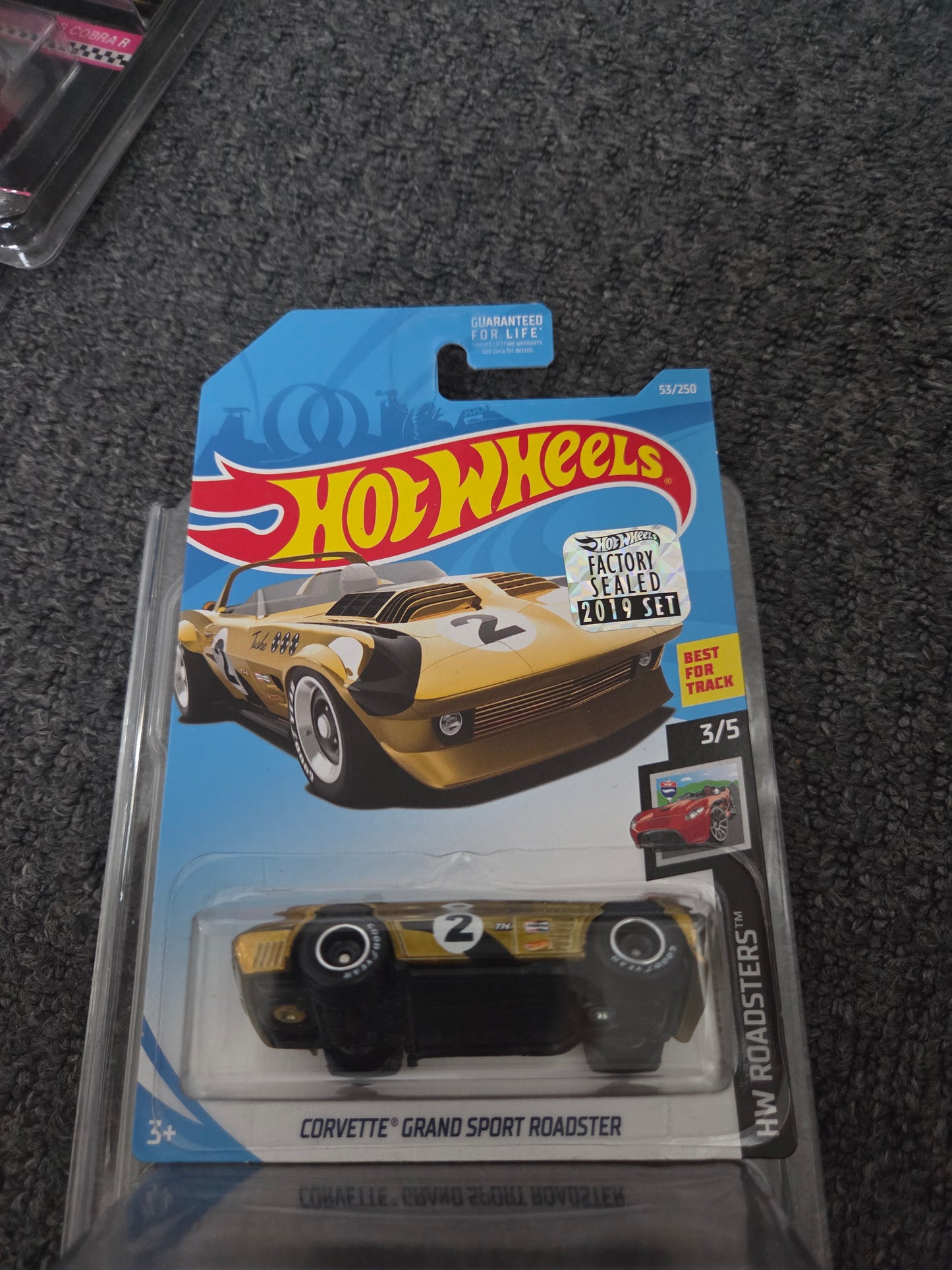 Hot Wheels Super Treasure Hunt  Corvette Grand Sport Roadster Factory Sealed Sticker