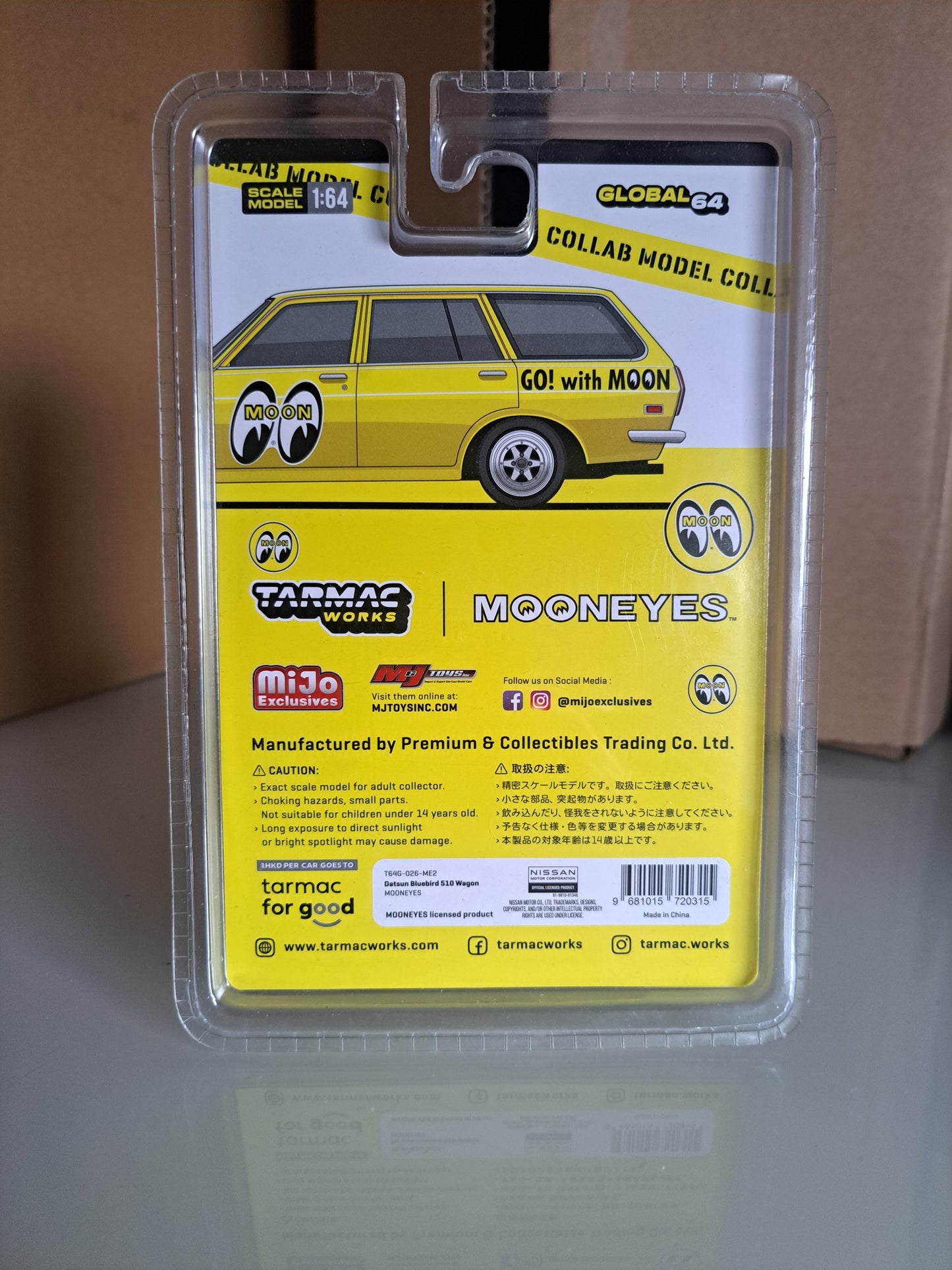 Tarmac Works Datsun 510 Wagon Mooneyes *Chase*