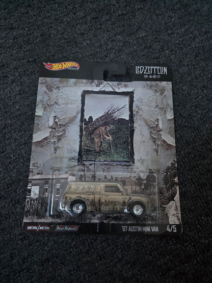 Hot wheels premium led zepplin 67 austin mini van